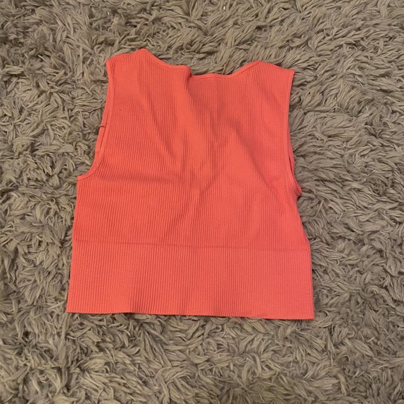 NWT Pink Nikibiki Plunge Tank Top - Picture 5 of 5